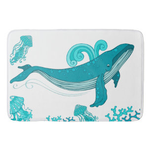 Under the sea  bath mat