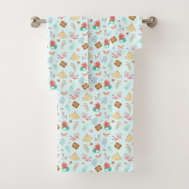 Under The Sea Bath Towel Set (Insitu)