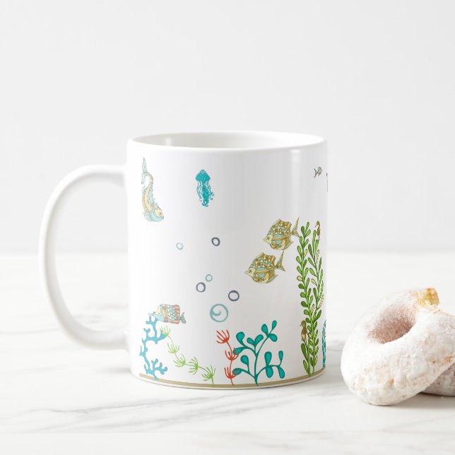 Under The Sea Biome Coffee Mug (With Donut)