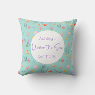 Under The Sea Birthday Cushion