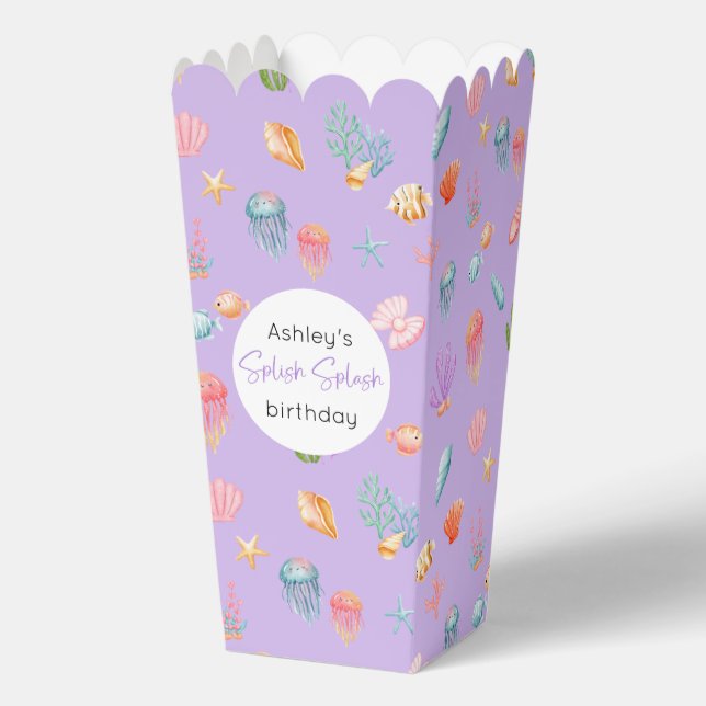 Under The Sea Birthday Favour Box (Front)