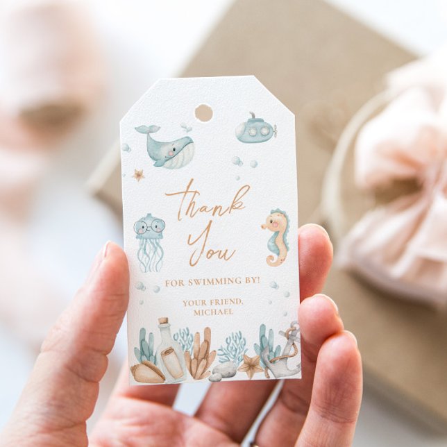 Under the Sea Birthday  Gift Tags (Creator Uploaded)