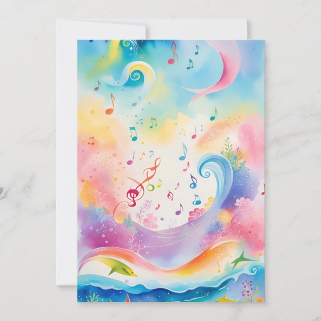 Under the Sea Birthday Invitation (Front)