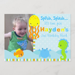 Under the Sea Birthday Invitation