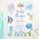 Under the Sea Birthday Invitation<br><div class="desc">Under the Sea Birthday</div>