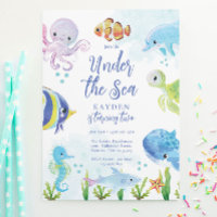 Under the Sea Birthday Invitation