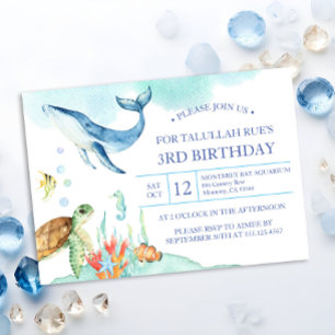 Under the Sea Birthday Invitation