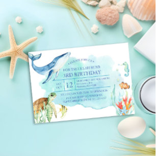 Under the Sea Birthday Invitation