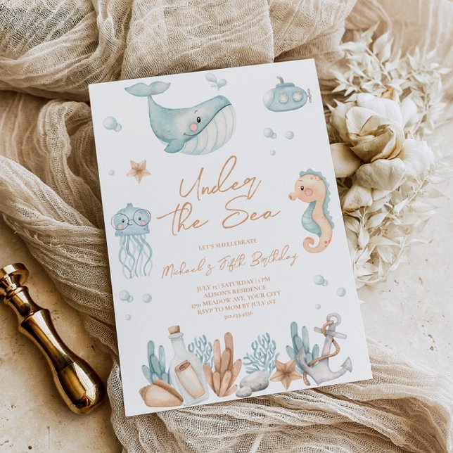 Under the Sea Birthday Invitation  (Creator Uploaded)