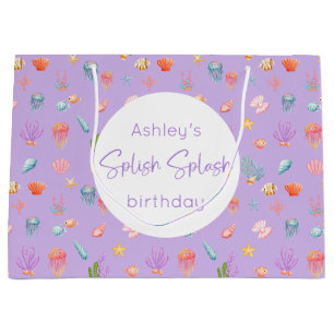 Under The Sea Birthday Large Gift Bag