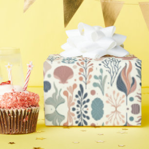 Under the Sea Birthday, Ocean Whispers Pattern Wrapping Paper