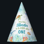 Under the Sea Birthday Party Hat<br><div class="desc">Under the Sea Watercolor Ocean Animals Birthday Party Hat
Great for a wonderful sea creature birthday party.  Completely editable. See complete collection.</div>