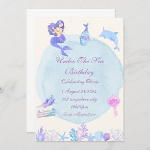 UNDER THE SEA BIRTHDAY PARTY INVITATION