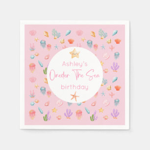 Under The Sea Birthday Party Napkin