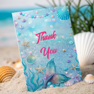 Under the Sea Birthday Party Thank You Card