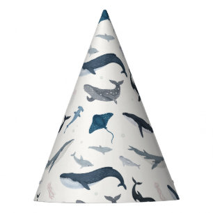 Under the Sea Blue Whale Party Accessories Hat