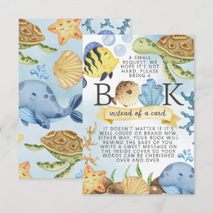 Under the Sea Books for Baby Request Card Insert