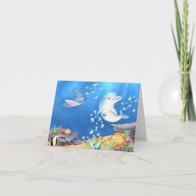 Under the sea  card (Front)