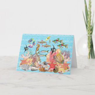 Under the sea card