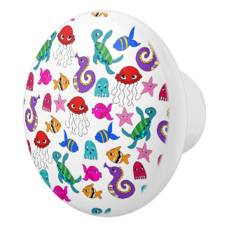 Under the Sea Ceramic Knob