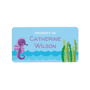 Under The Sea Children School Name Labels