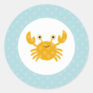 {under the sea} classic round sticker