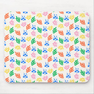 Under the Sea Coral Seamless Pattern Mouse Pad