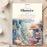 Under the Sea Creatures Marine Life Baby Shower