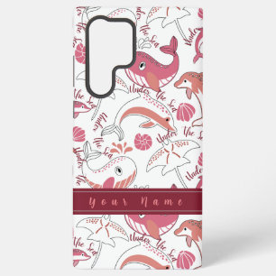 Under The Sea Cute Marine Animals Pattern Print Samsung Galaxy Case