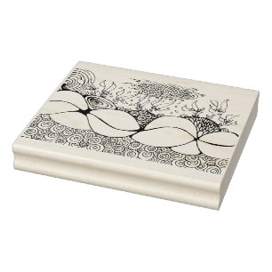 Under the Sea Design Rubber Stamp