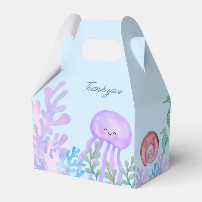 Under the sea  favour box (Front Side)