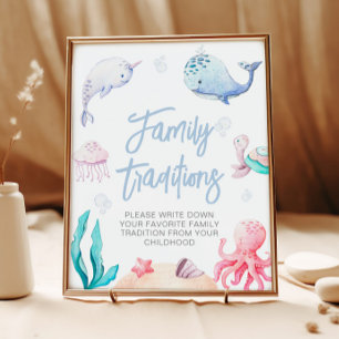 Under the Sea Favourite Family Traditions Game Poster
