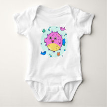 Under the Sea Fish Adventure Baby Bodysuit
