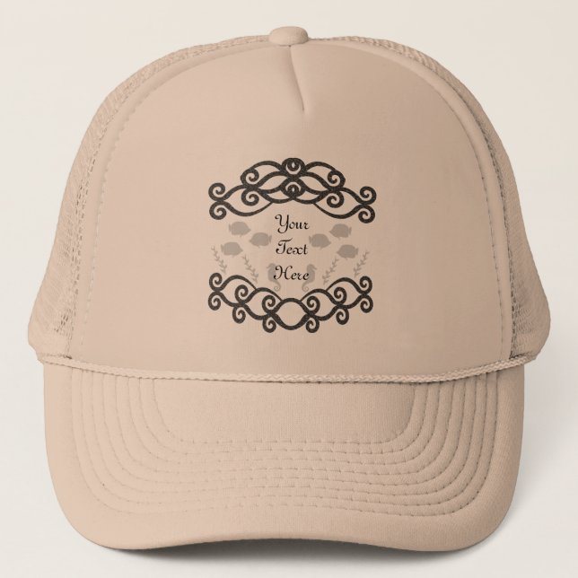 Under the Sea Fish Fame Trucker Hat (Front)