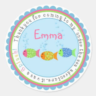 Under the Sea Fish Stickers