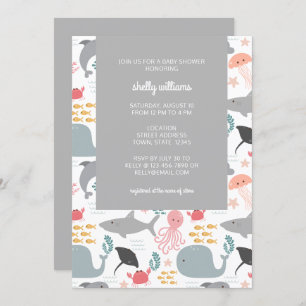 Under The Sea Friends Invitation