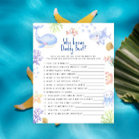 Under the sea Game Who knows daddy best