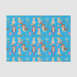 Under the Sea Happy Mermaid Doing What Mermaids Do Tissue Paper