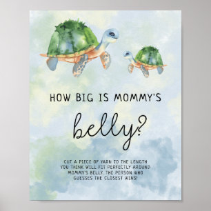Under the sea - How big is mummy's belly game Poster