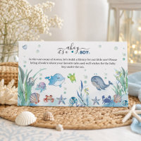 under the sea its a boy ocean animals