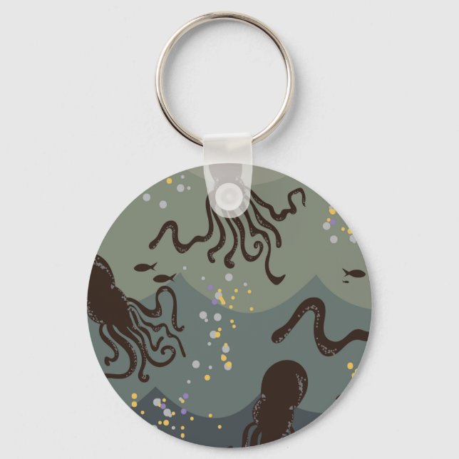 Under The Sea Key Ring (Front)