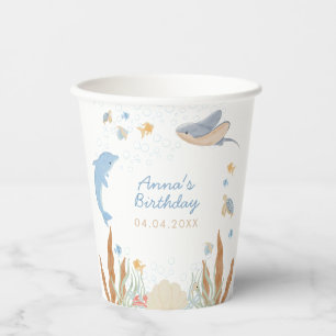 Under the Sea Kids Birthday Party Paper Cups