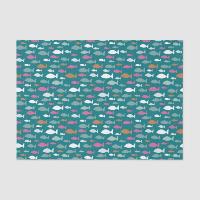 Under the Sea Kids fish pattern Tissue Paper (Front)