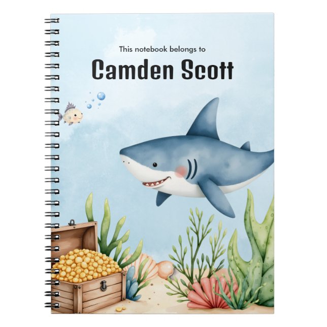 Under the Sea Kids Spiral Notebook  (Front)