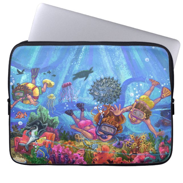 Under the Sea Laptop Sleeve (Front)