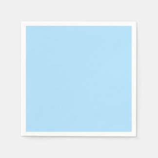 Under the Sea Light Blue Paper Napkins Modern