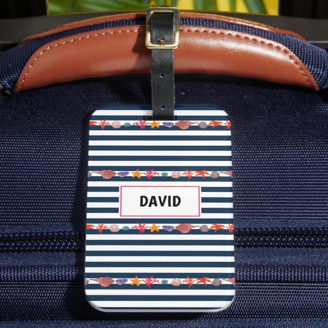 Under the sea luggage tag (Front Insitu 2)