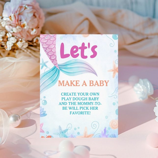 Under the sea make a Baby Baby Shower Game sign (Creator Uploaded)