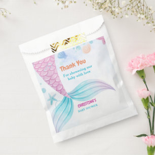 Under the Sea Mermaid Baby shower party Favour Bag