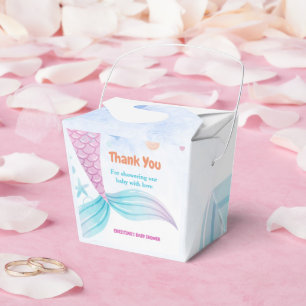 Under the Sea Mermaid Baby shower party Favour Box